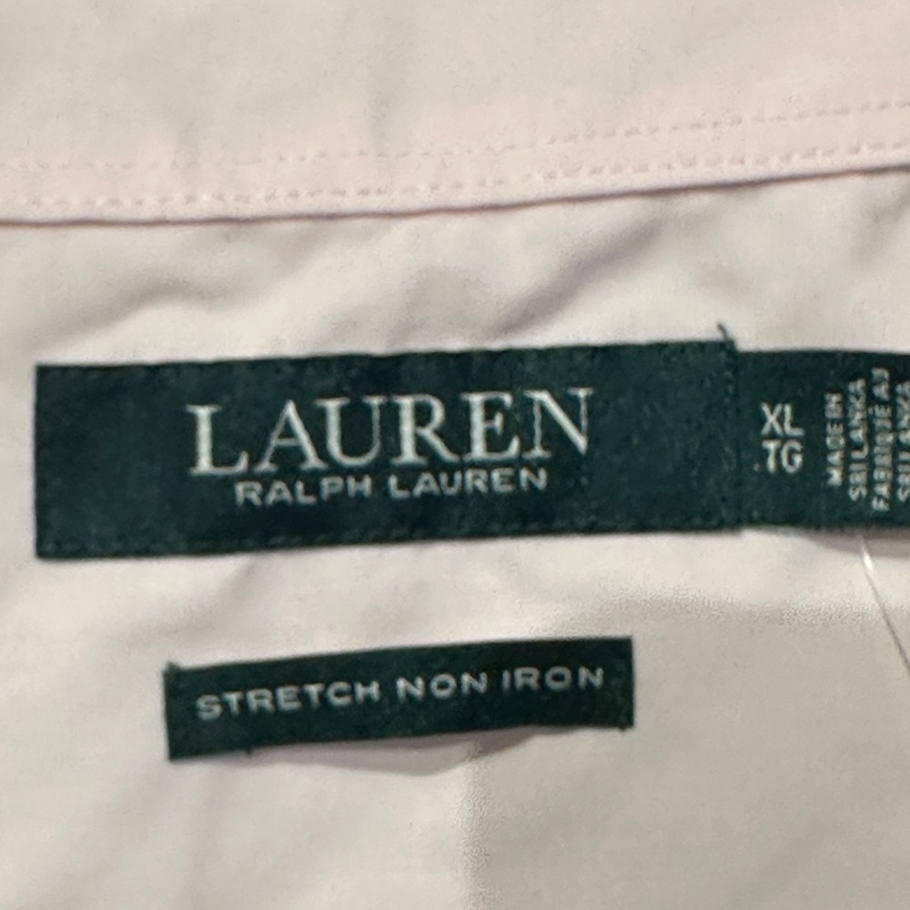 Ralph Lauren Light Pink Sleeveless Button-Down Shirt XL - Picture 14 of 17